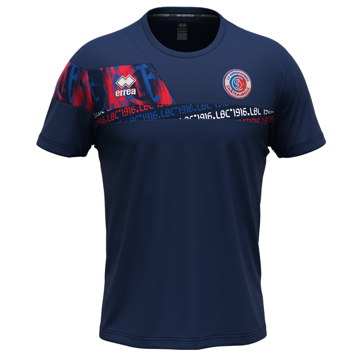 Tee-shirt de sortie bleu et rouge
