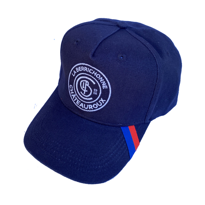 Casquette Marine Logo Blanc