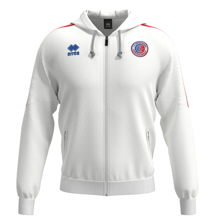 Veste de Sortie Blanche à Capuche